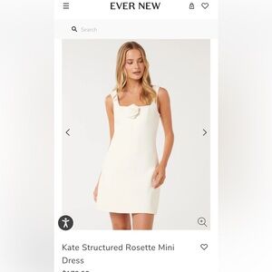 Ever New White dress. Altered to fit a size 6.